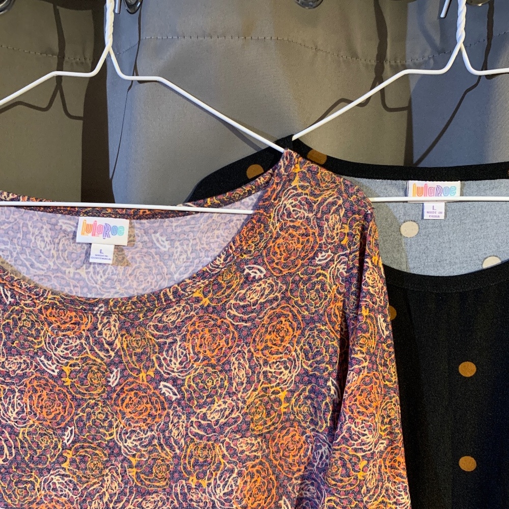 988 - 2 LuLaRoe Julia Dresses (Bundle)